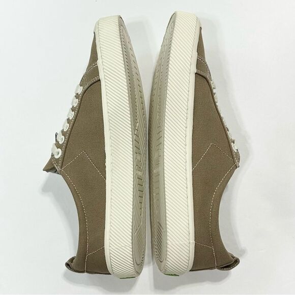 Cariuma OCA Low Burnt Sand Canvas Contrast Thread Sneaker Men’s 10 Women’s 11.5 - Picture 9 of 11